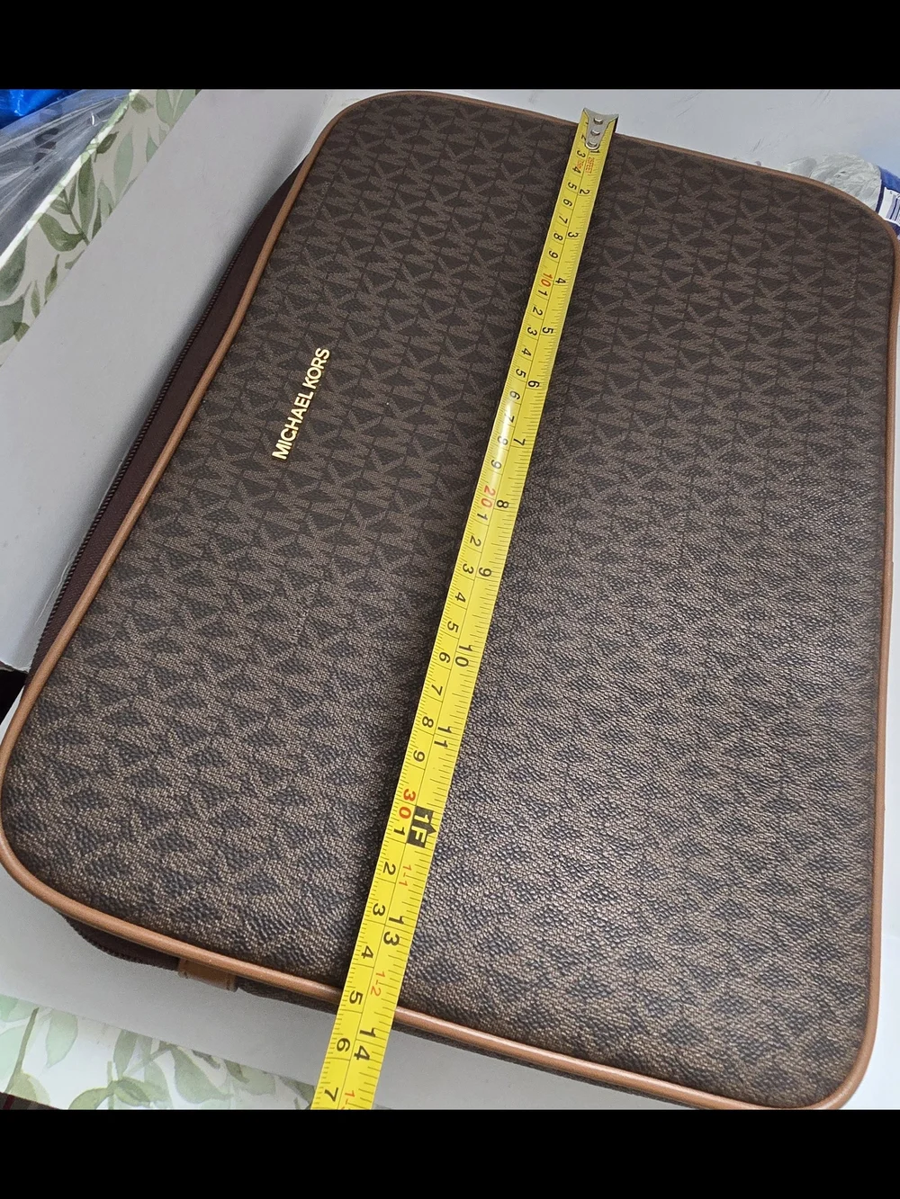 Michael Kors Brown Monogram Tote Bag